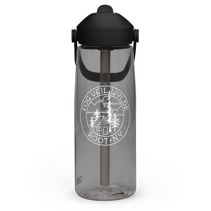 Classic Seal in White | Flip Straw Water Bottle product image (1)