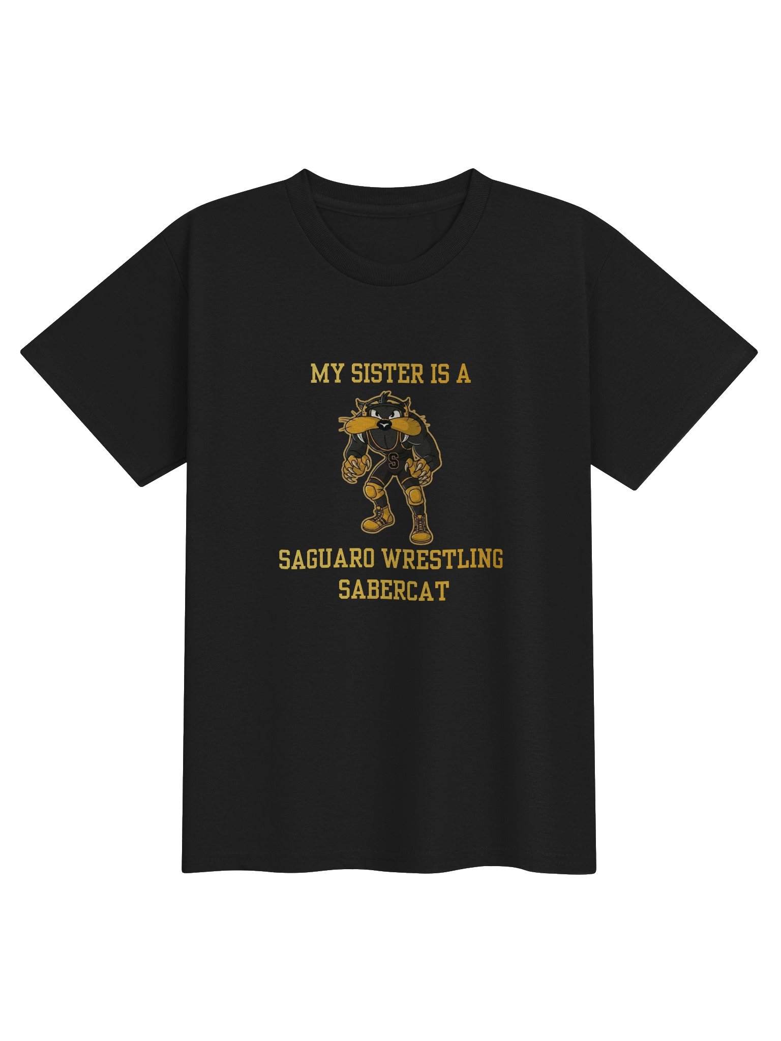 My Sister Is a Sabercat Wrestling Youth Tee product image (5)