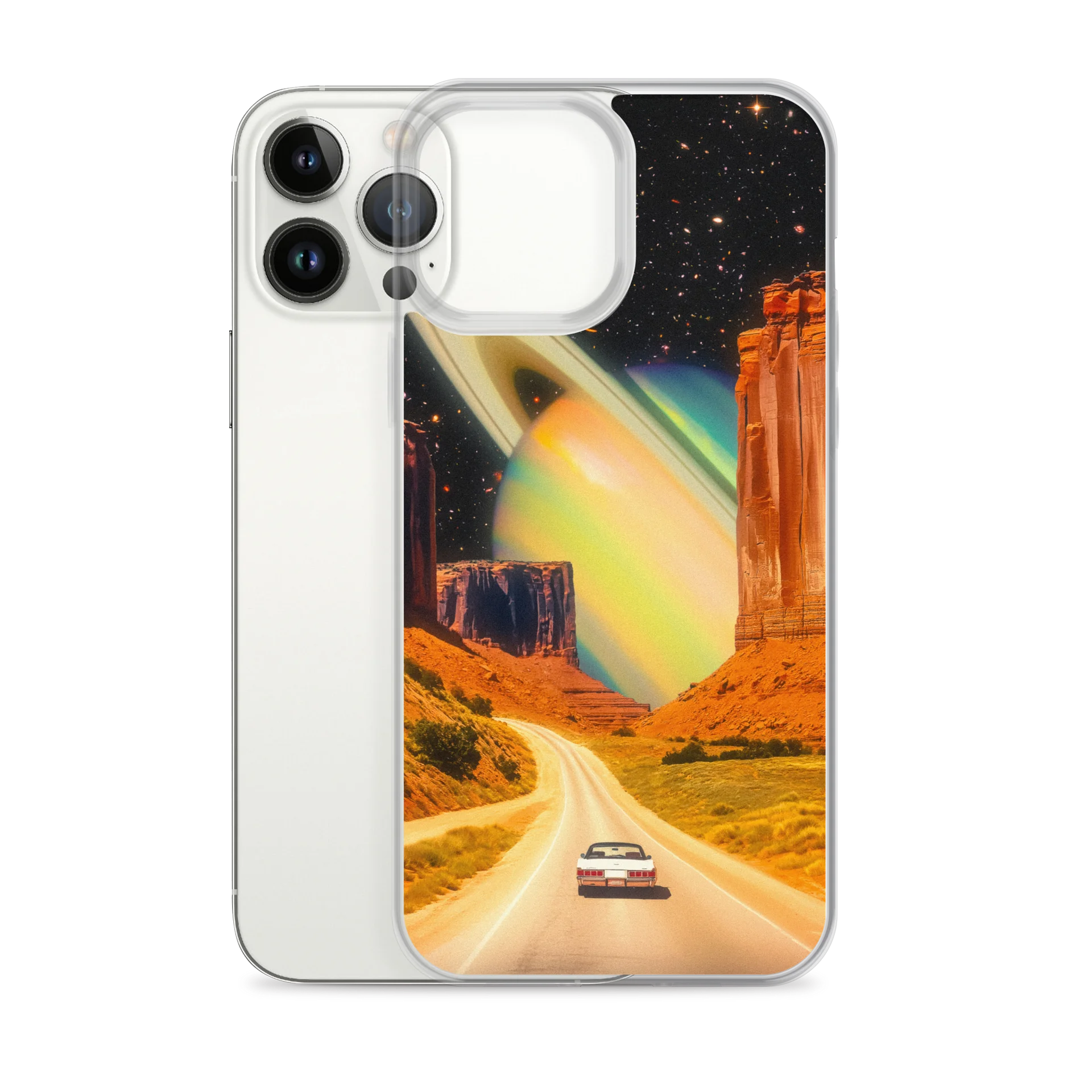 Road Trip To Saturn Clear Case product image (8)
