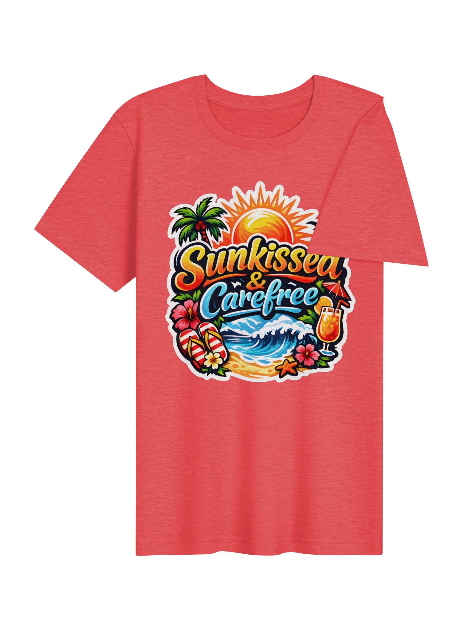Sunkissed & Carefree Tropical Summer Tee product image (31)