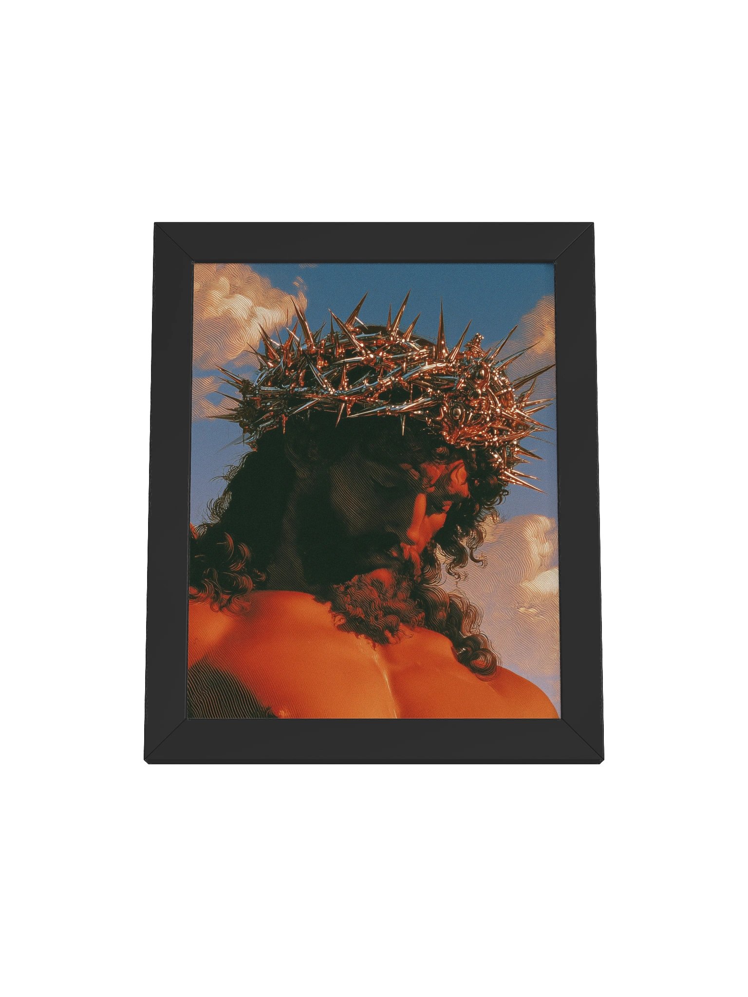 Chrome Thorns - Framed Art Print product image (1)