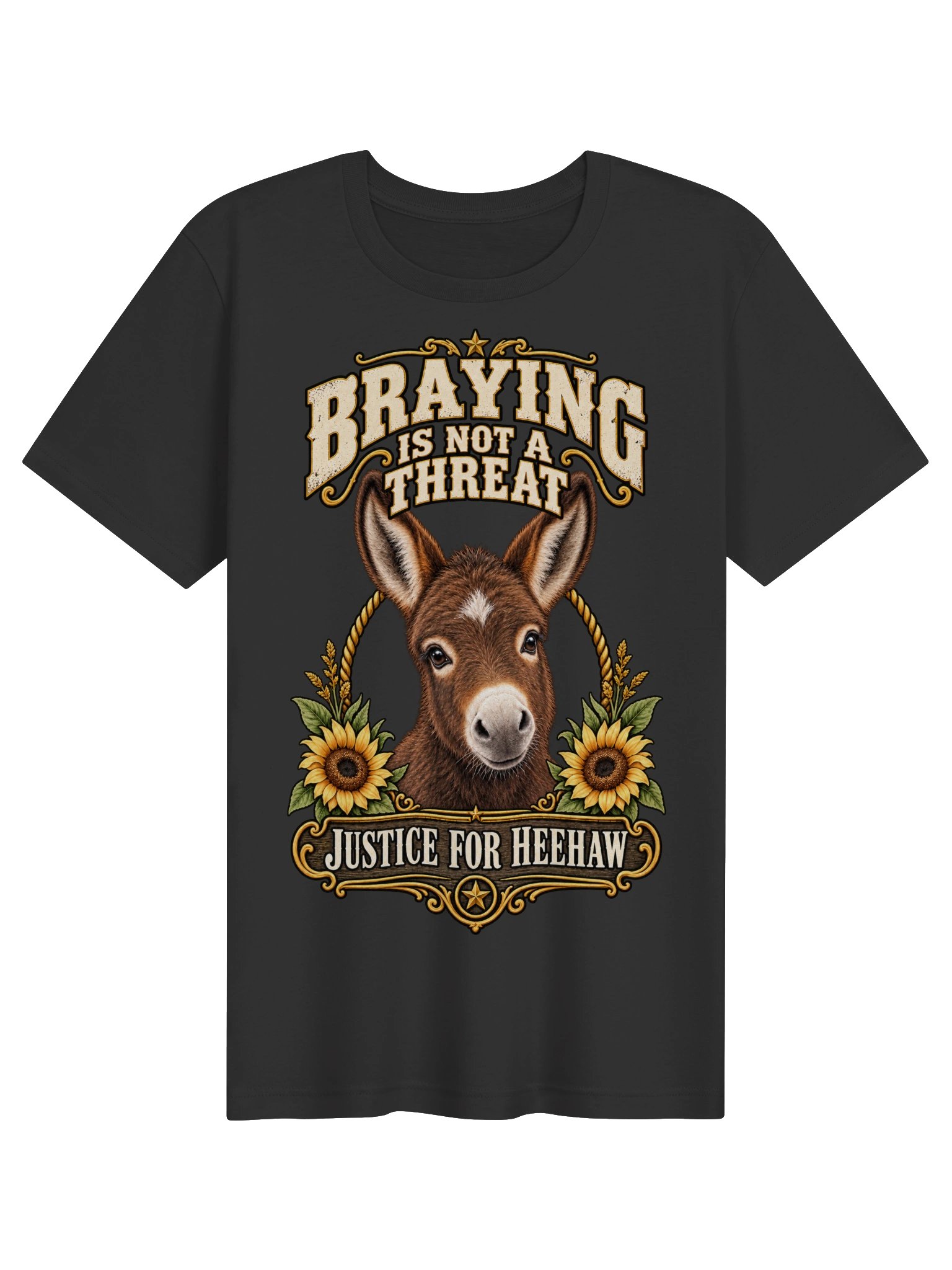 Braying Is Not a Threat — Justice for HeeHaw Unisex T-Shirt product image (1)