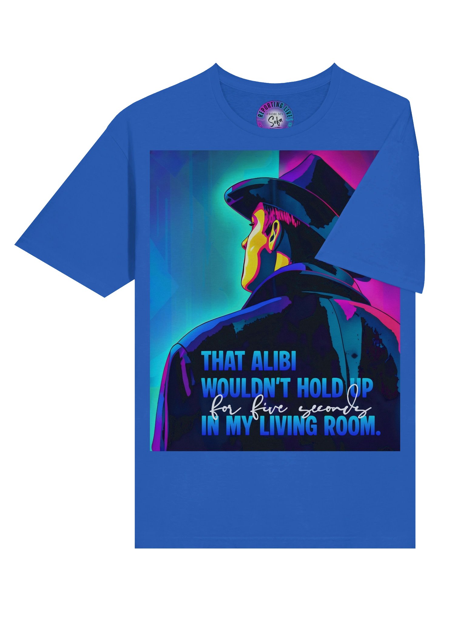 Funny True Crime Dad Sofa Alibi Shirt product image (10)