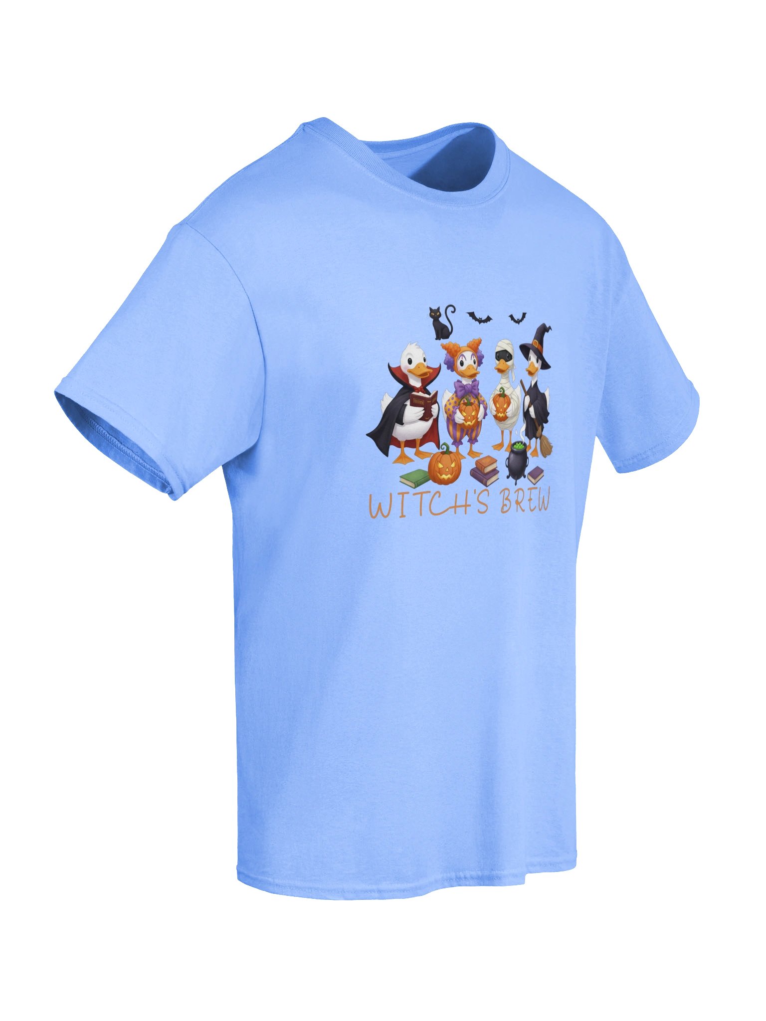 Witch's Brew Funny Halloween Duck Costume Squad T-Shirt product image (43)