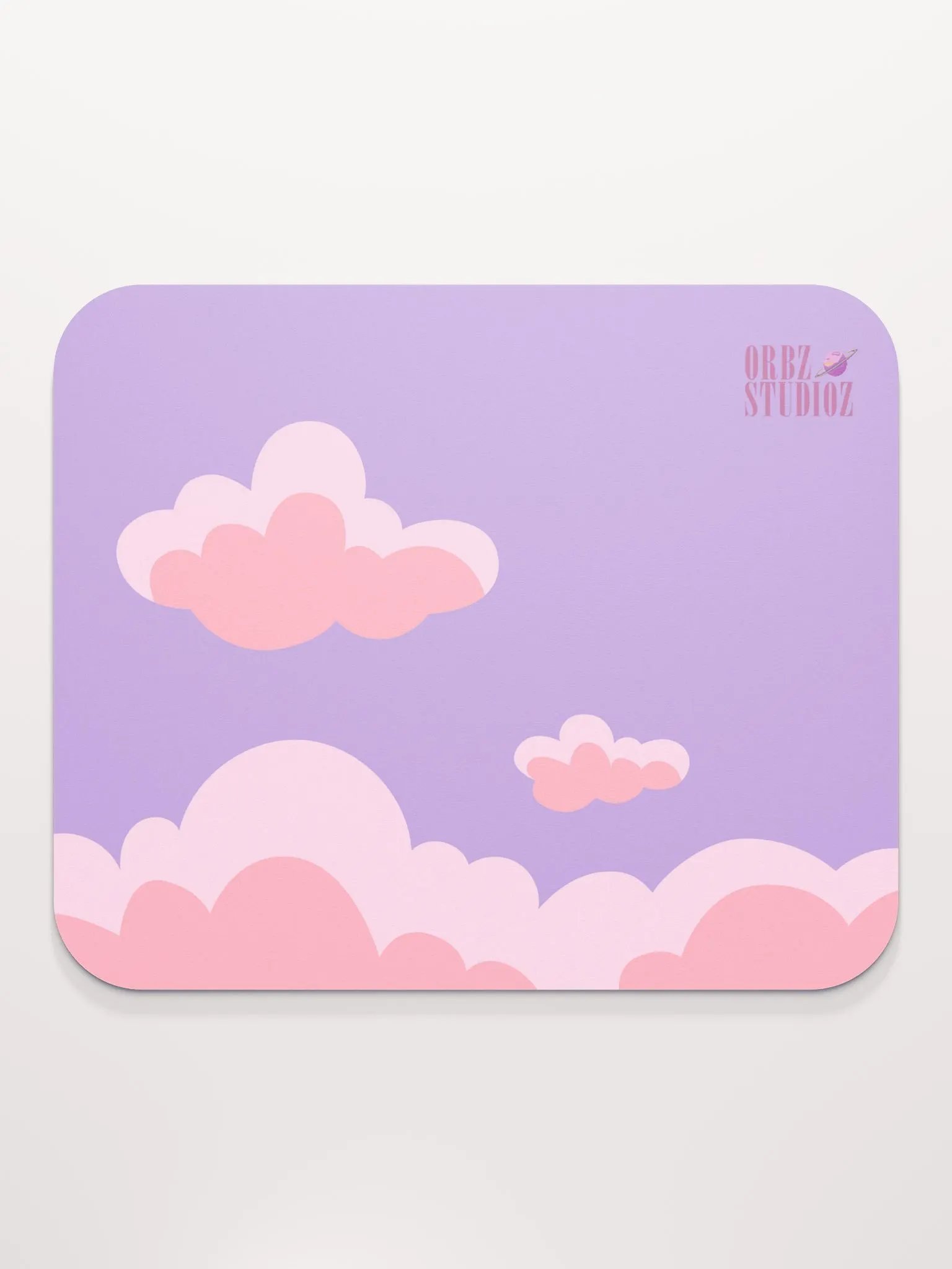 PASTLE PINK CLOUDY MOUSE PAD product image (2)