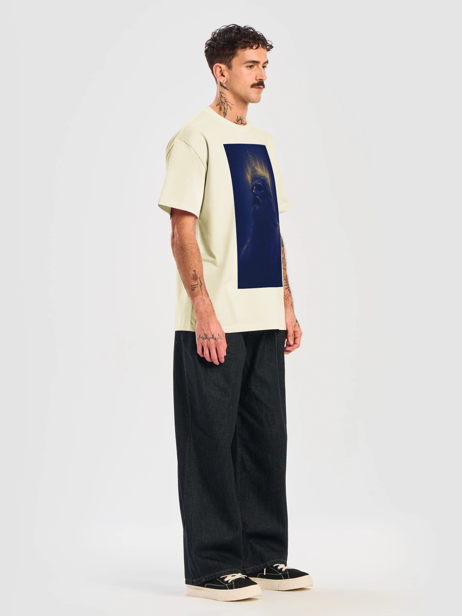 Golden Halo Shadow Portrait Tee product image (7)