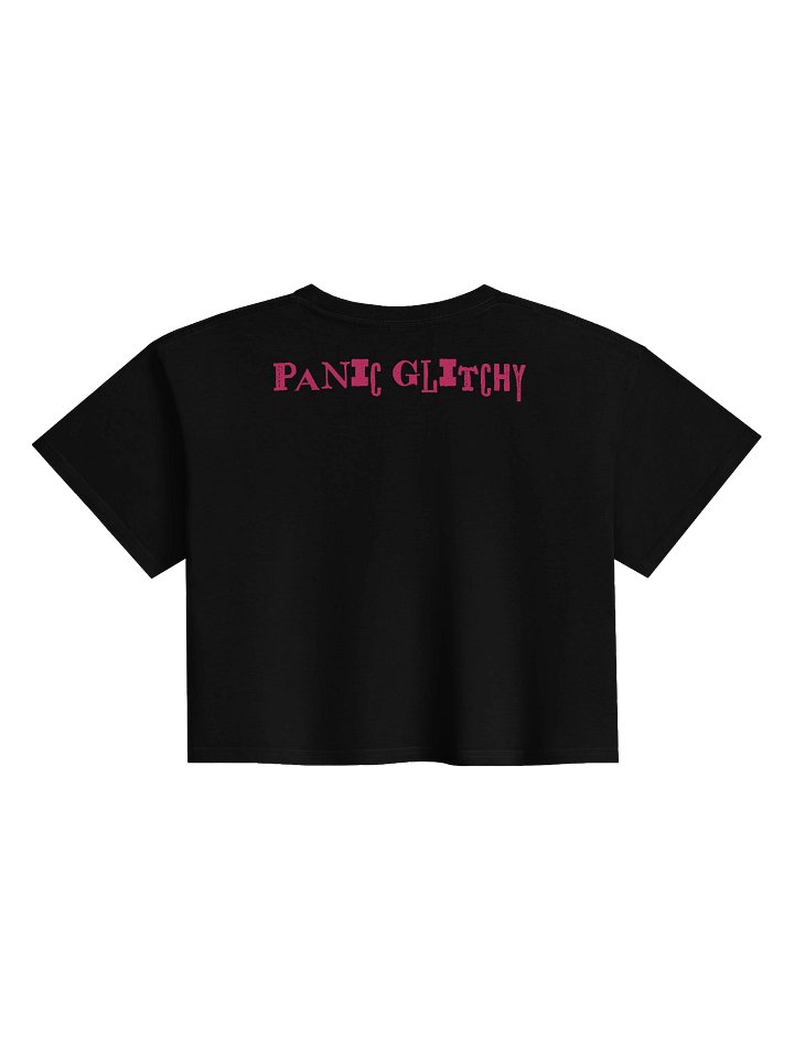 Teddy Prince Pink Stencil'd Crop Tee product image (2)