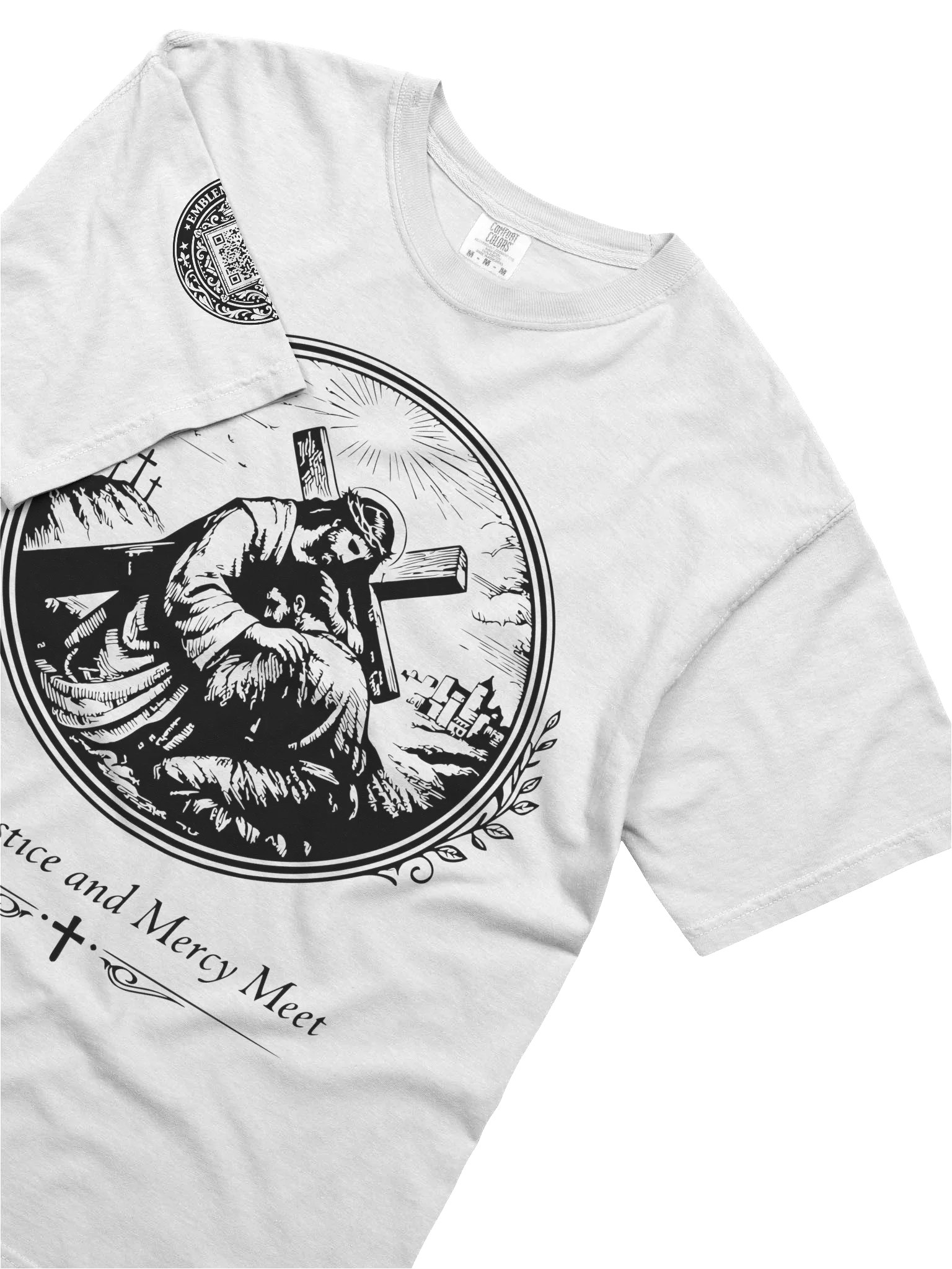 Justice Meets Mercy (Black on White/Color) product image (5)