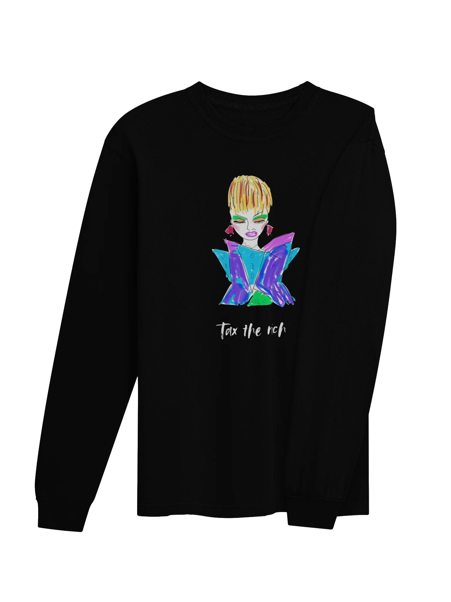 Tax The Rich long sleeve tee product image (23)