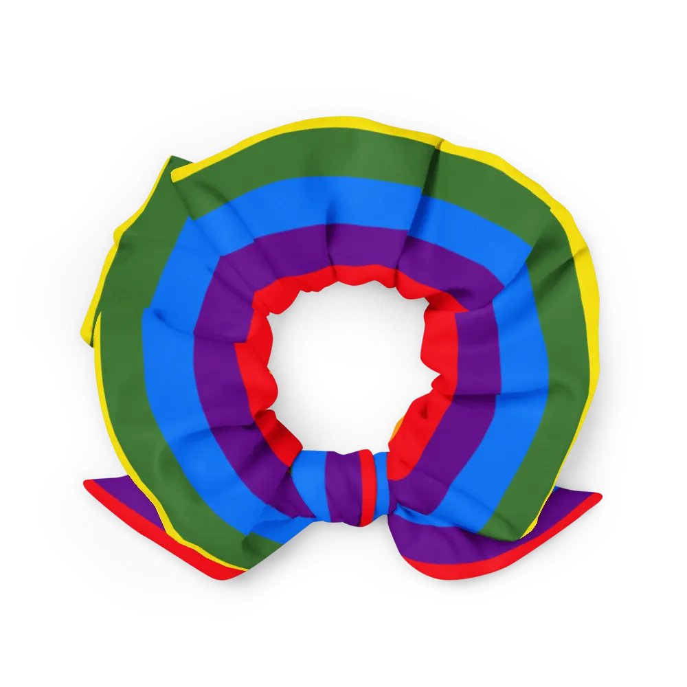 Vibrant Spectrum All-Over Print Scrunchie product image (2)