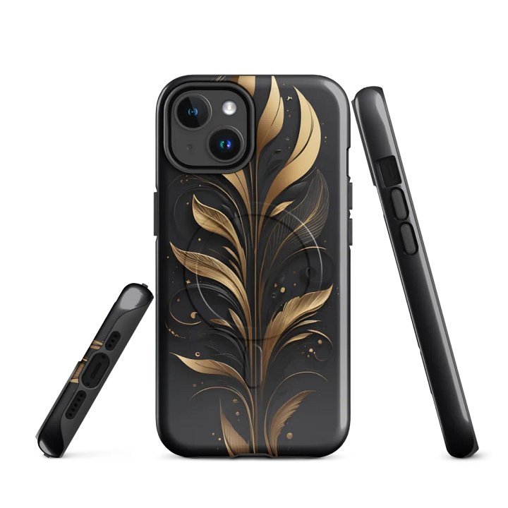 MagSafe® Tough Case for iPhone – The golden Leaves product image (2)