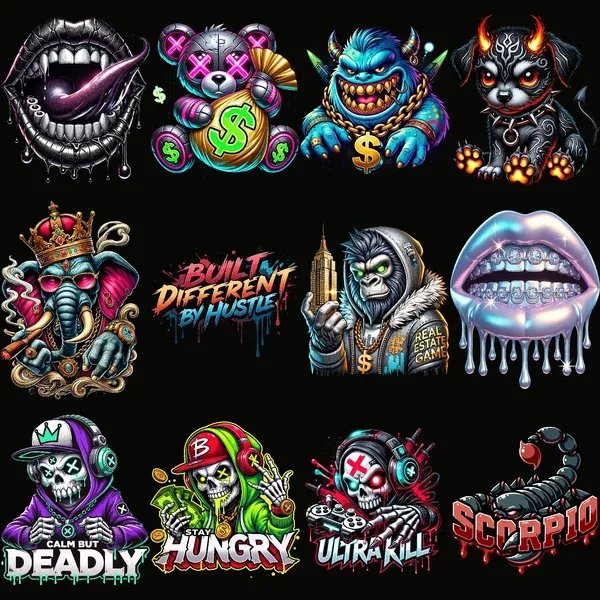 400+ Premium Streetwear Graphics Pack product image (7)