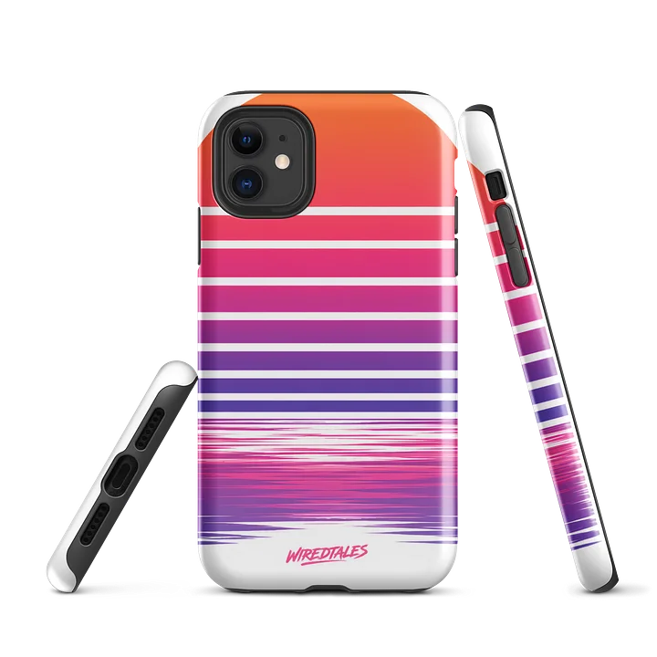 Wired Sunset Tough iPhone Case product image (2)