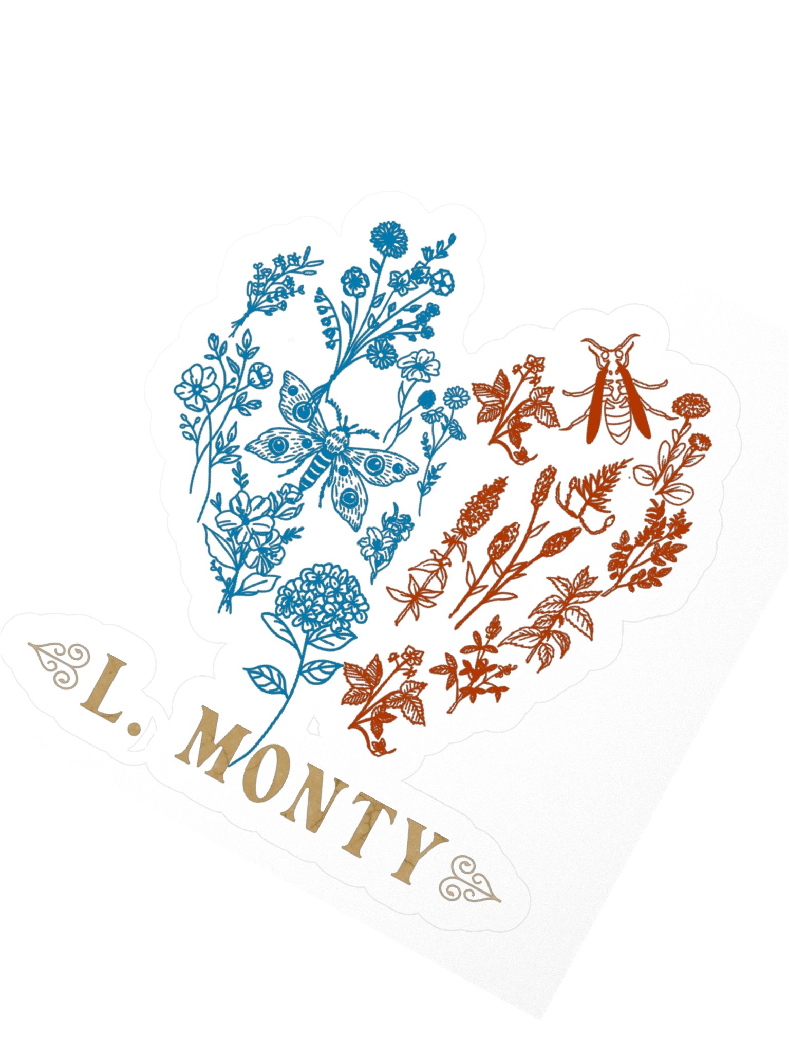 L. Monty Heart Sticker product image (2)