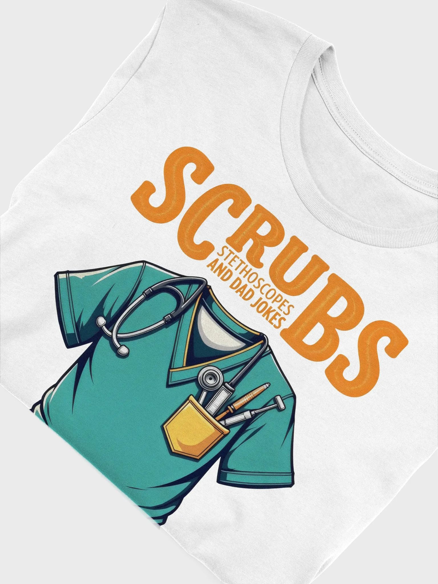 dad jokes, Stylish Scrubs and Stethoscopes T-shirt product image (53)