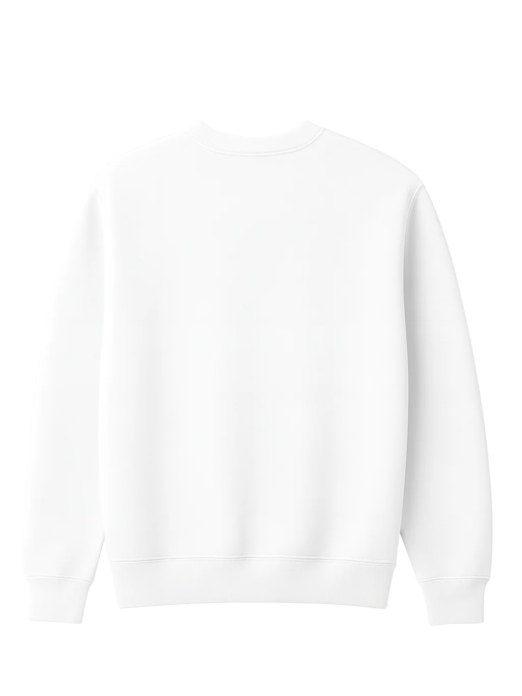 White sweatshirt product image (2)