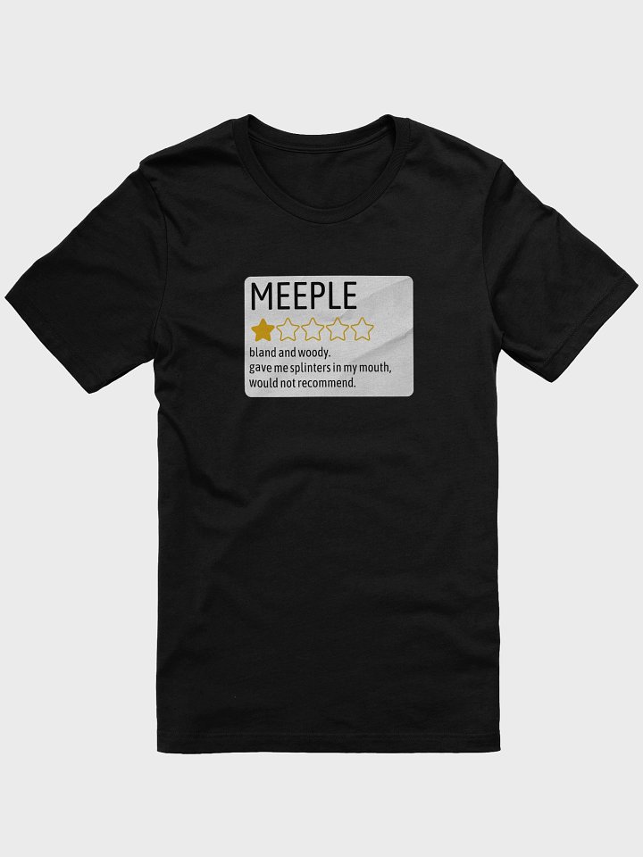 Meeple Star Review Board Game Shirt product image (2)