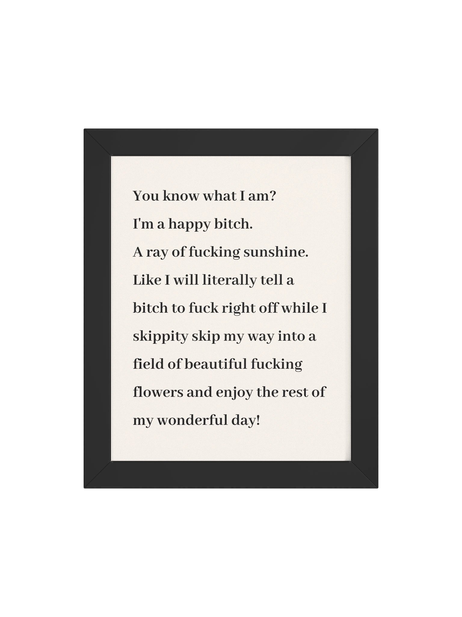 Happy Bitch wall art product image (40)