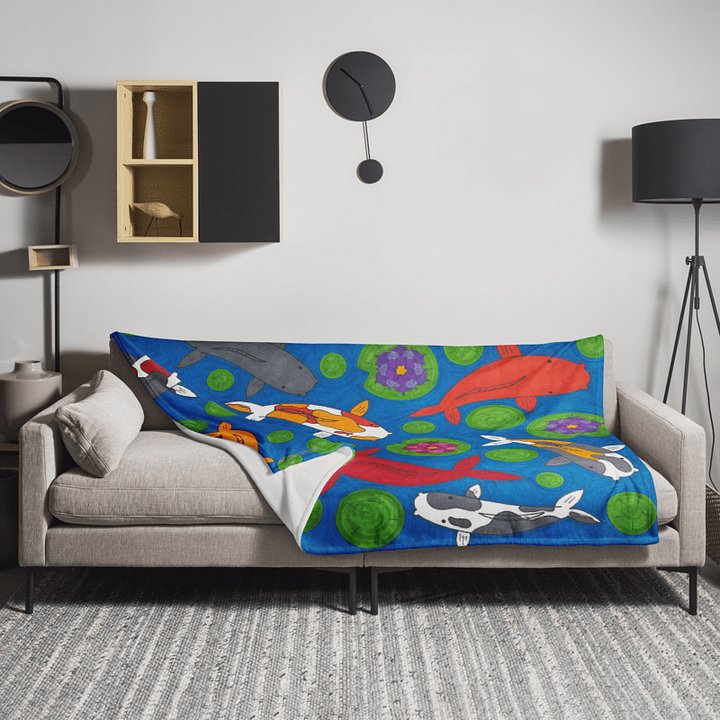 Koi Fish Blanket product image (1)