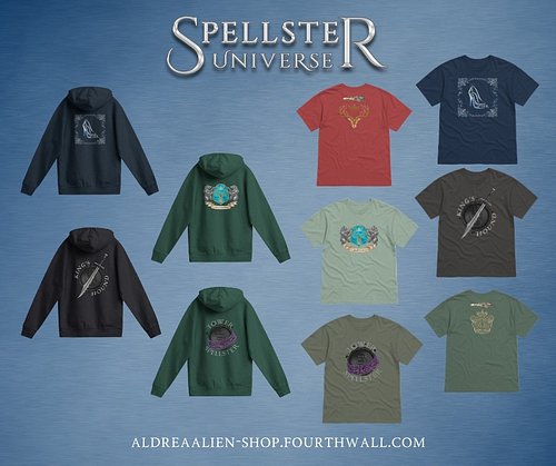 If you're into wearable merch, consider checking out my store, where there's a selection of Spellster Universe-themed #tees a...