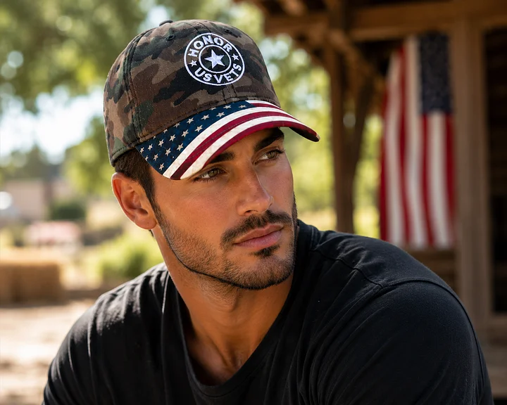 HONORUSVETS - AMERICANA CAMO HAT product image (2)