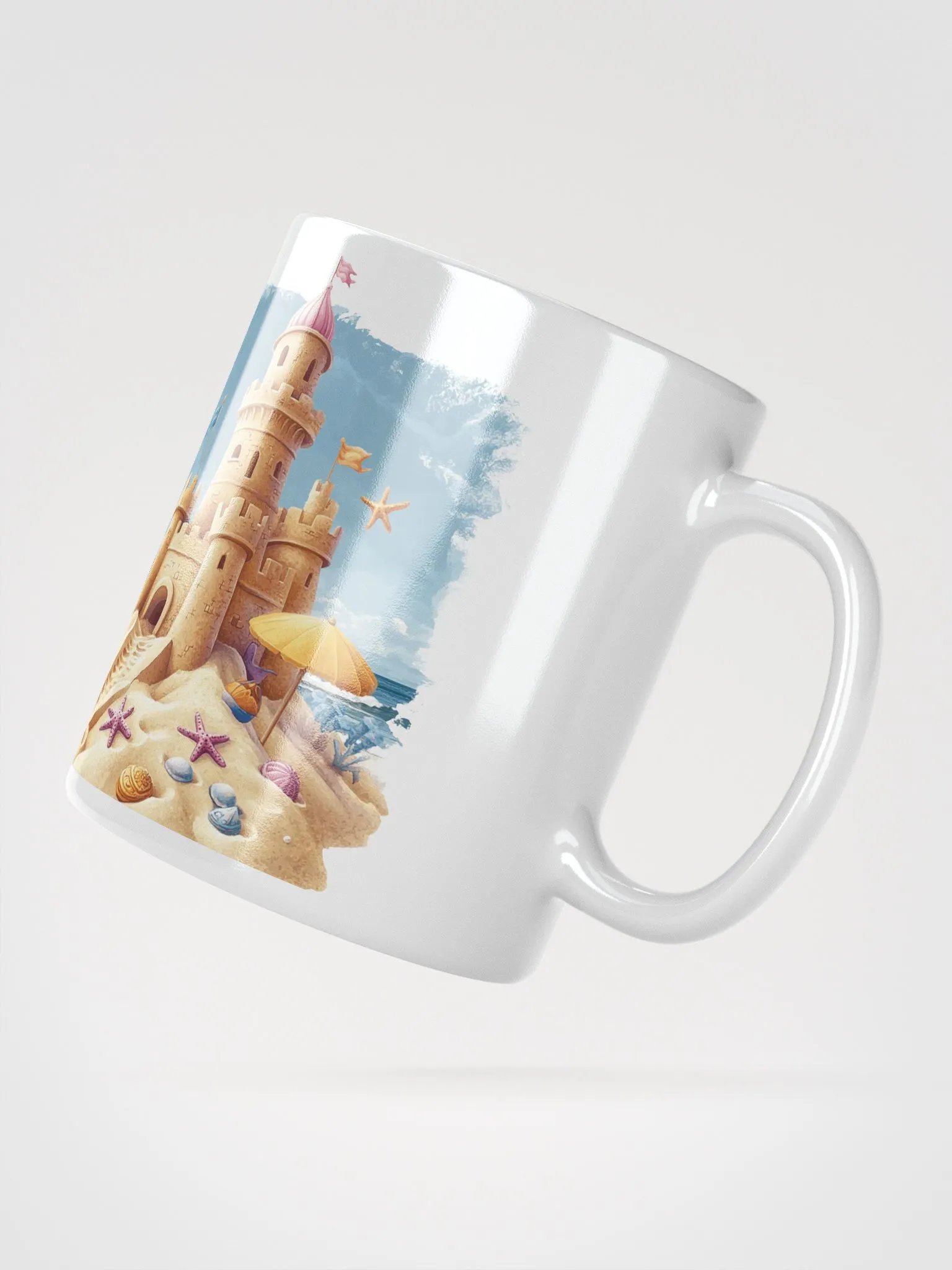 Beach Bliss White Glossy Mug product image (4)