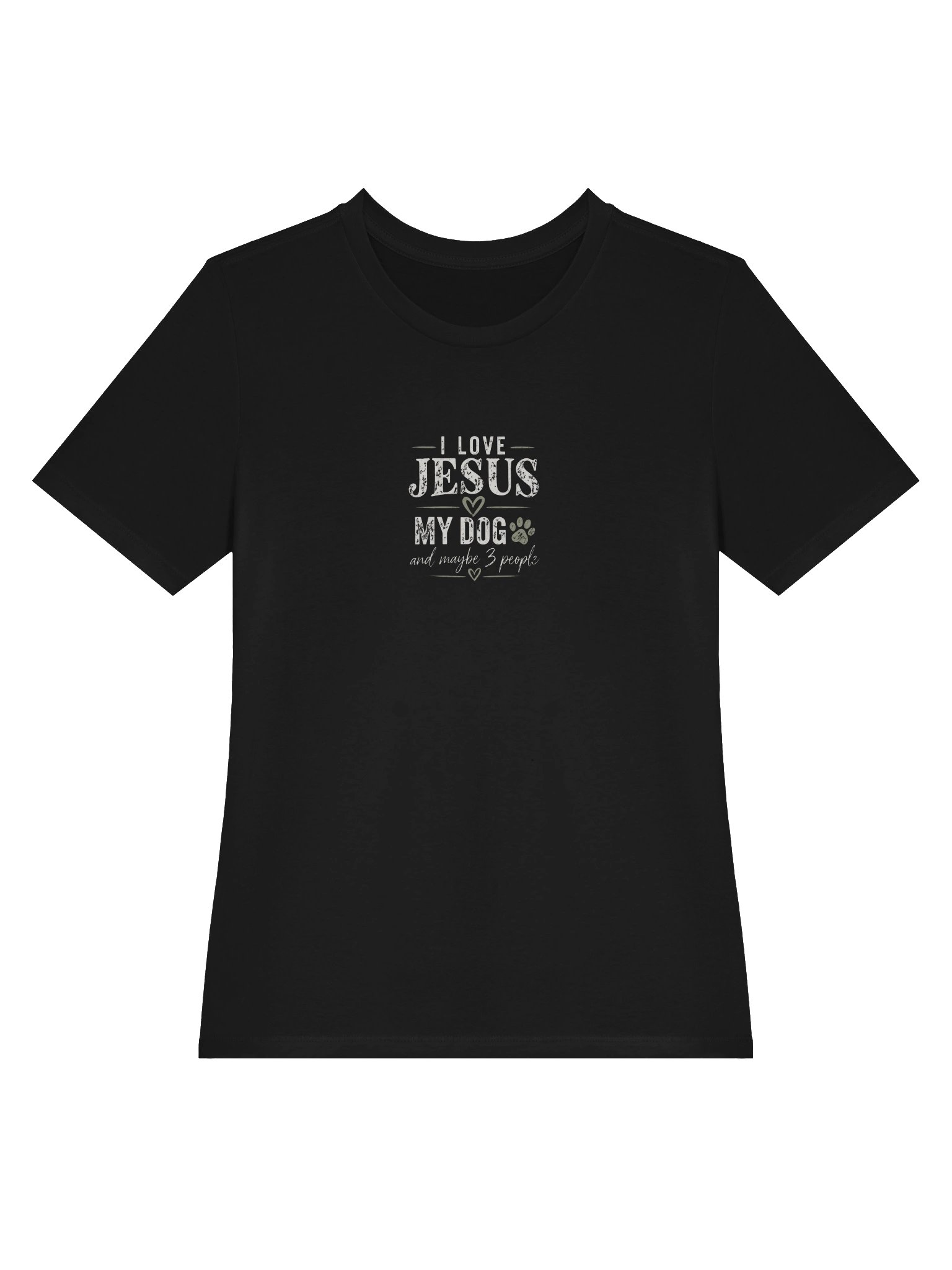 I Love Jesus, My Dog and Maybe 3 People-Dark product image (3)