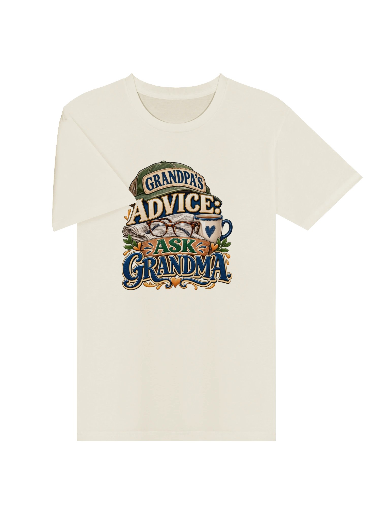 Grandpa's Advice Ask Grandma Funny Grandpa T-Shirt product image (3)