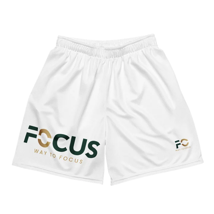 FOCUS Shorts — White product image (2)