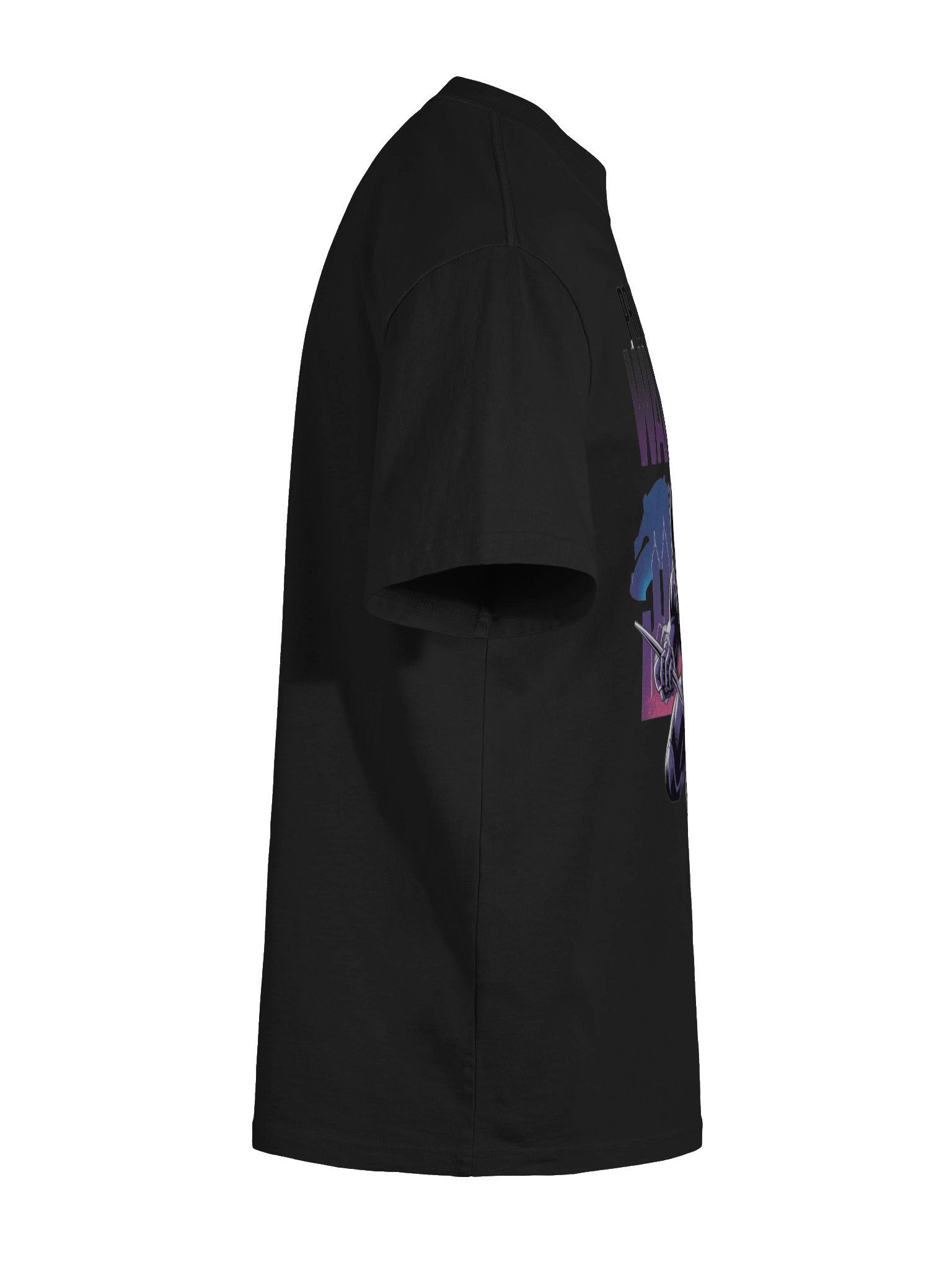 Black Panther Protector of Wakanda Oversized Faded T-Shirt – Vibranium Shadow Leap product image (11)