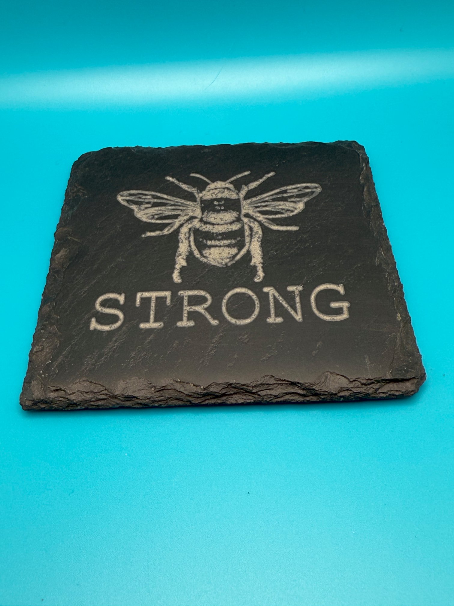 Slate "Bee" Coasters - Individual Coaster product image (4)