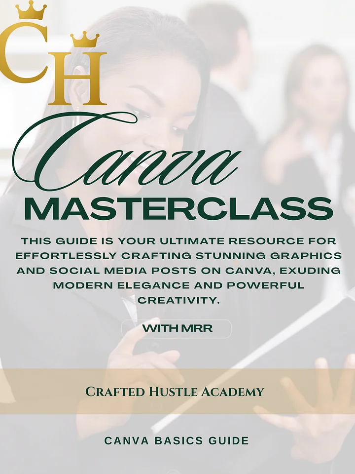 Crafted Hustle Academy's -Canva Masterclass product image (1)