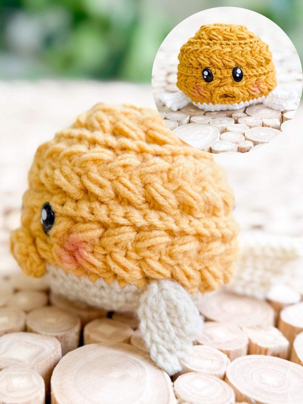 Easy Crochet Pufferfish Pattern | Textured Low-Sew Amigurumi product image (3)