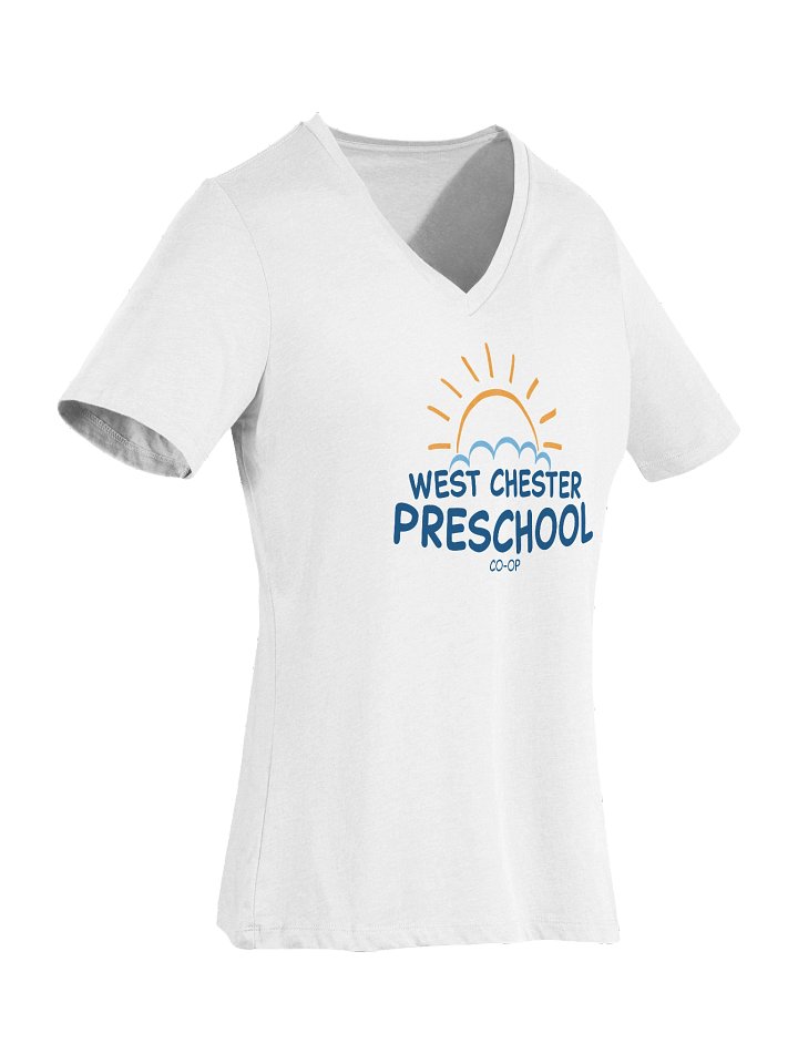 Women's Relaxed White V-Neck Tee product image (1)