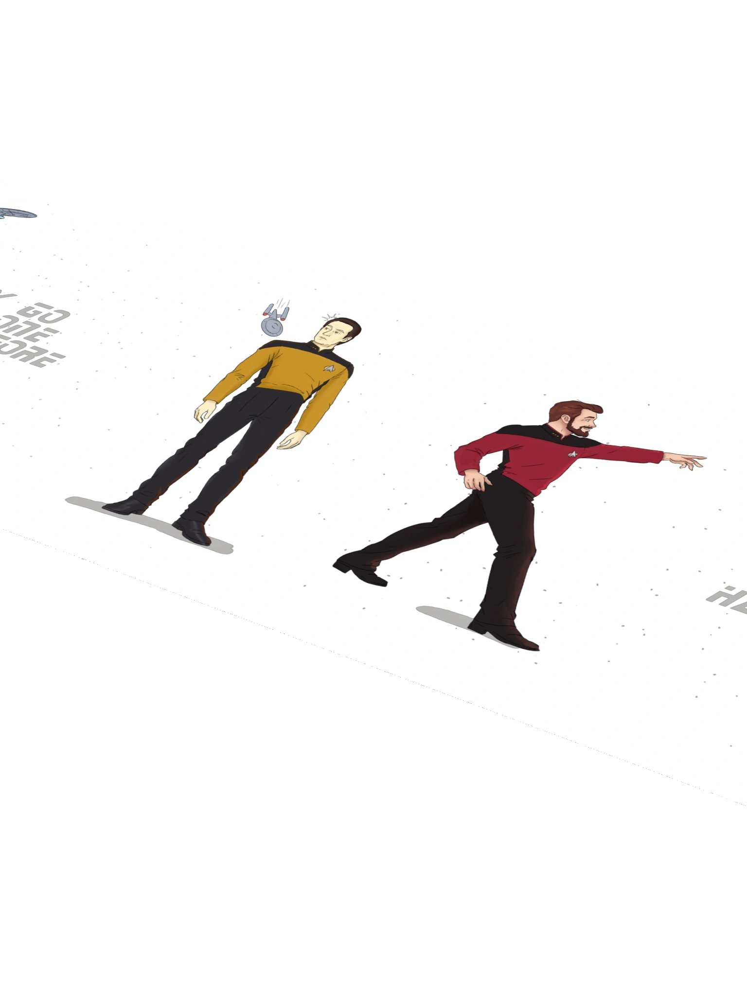 Reckless Landing - White Text product image (4)