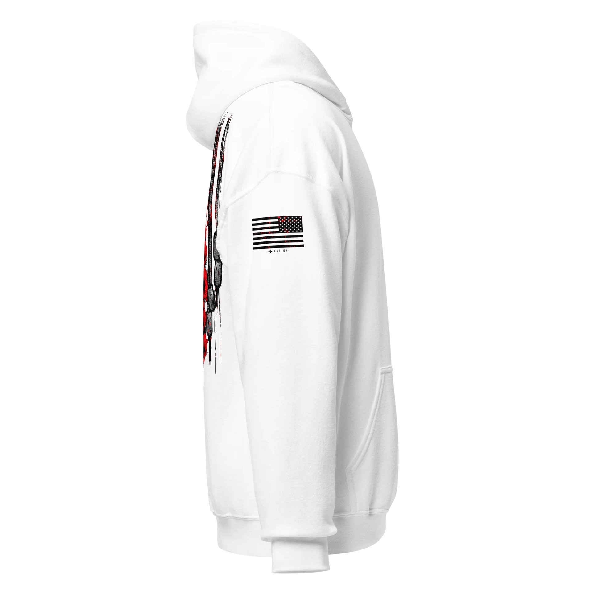 Dog Tag Flag: Poppy Edition Hoodie product image (2)