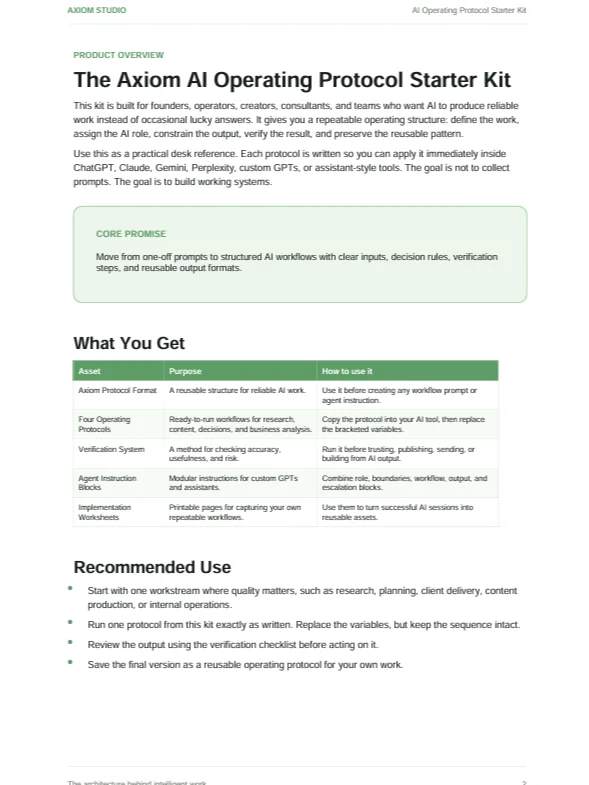 The Axiom AI Operating Protocol Starter Kit product image (2)