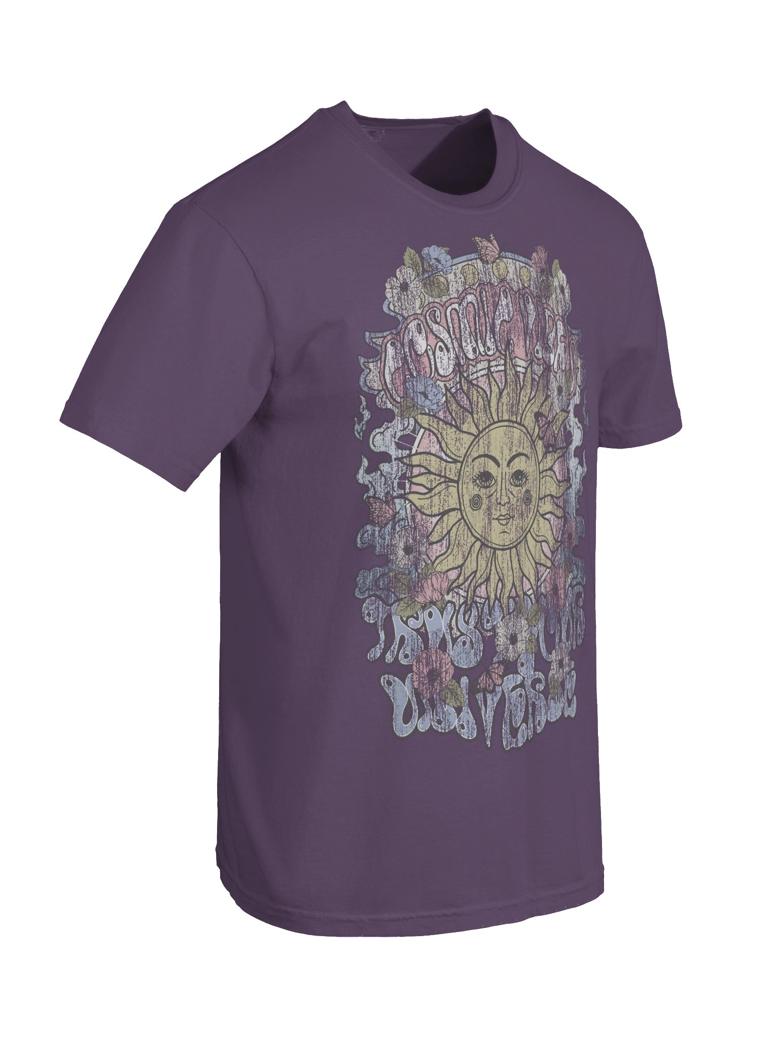 Cosmic Vibes Sunshine Shirt – Retro Psychedelic Sun Graphic Boho Travel Tee product image (9)