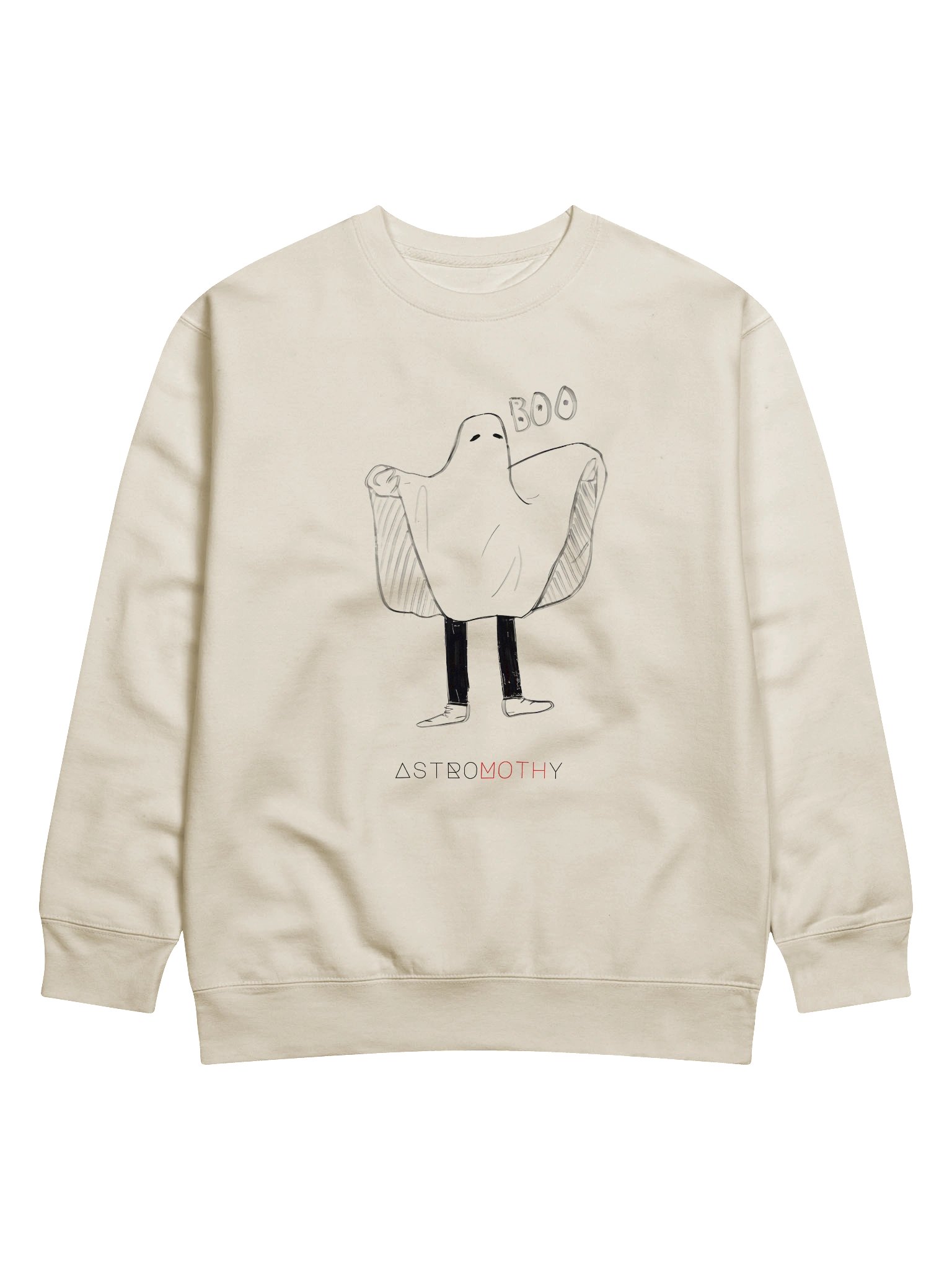 Poorly Drawn Ghost Crewneck product image (2)