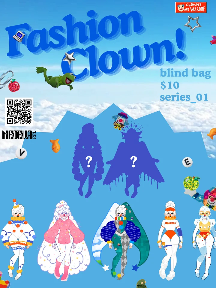 Fashion Clown Blind bag charms product image (1)