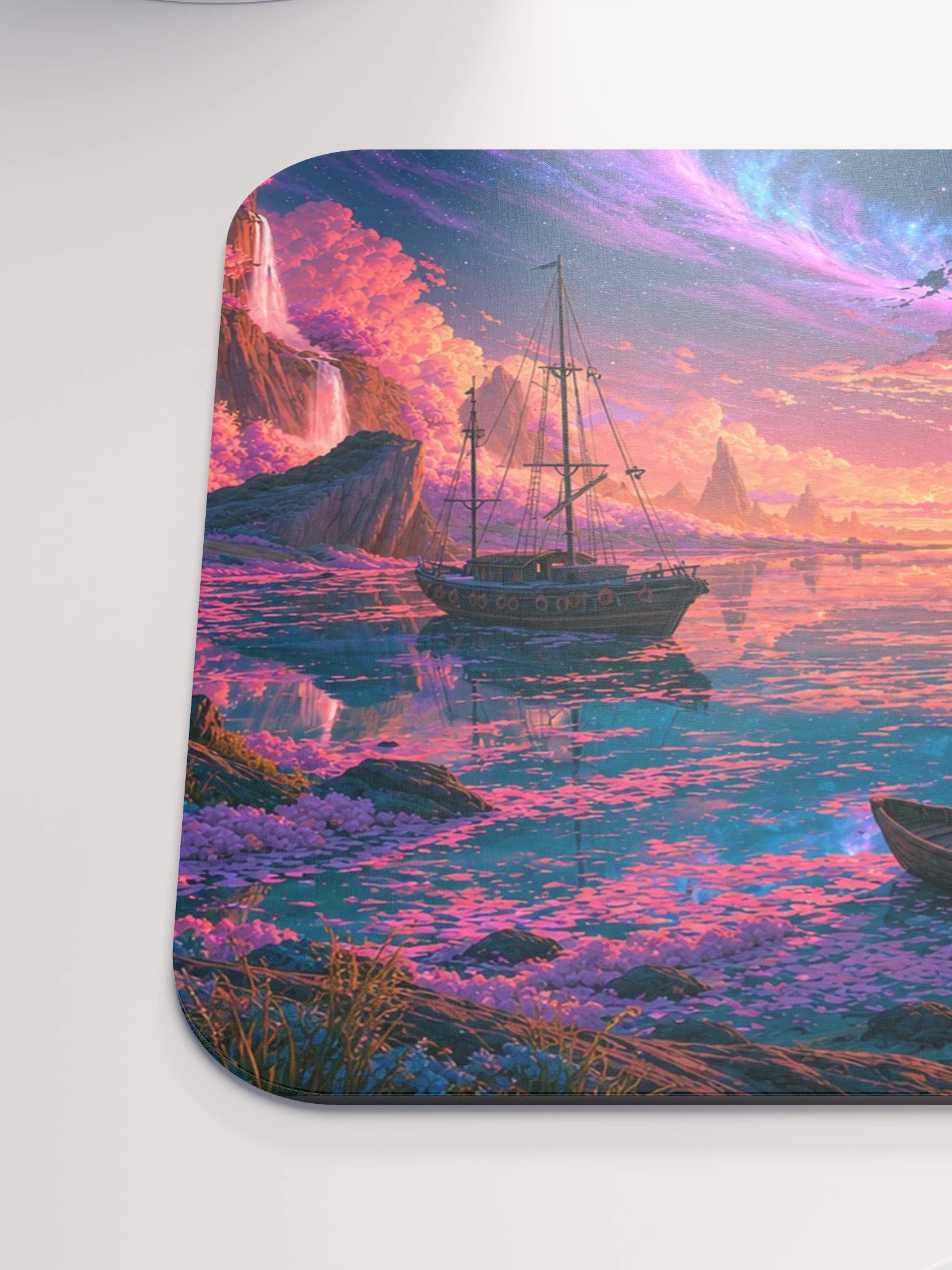 The Rose-Gold Astral Sea Mousepad product image (6)