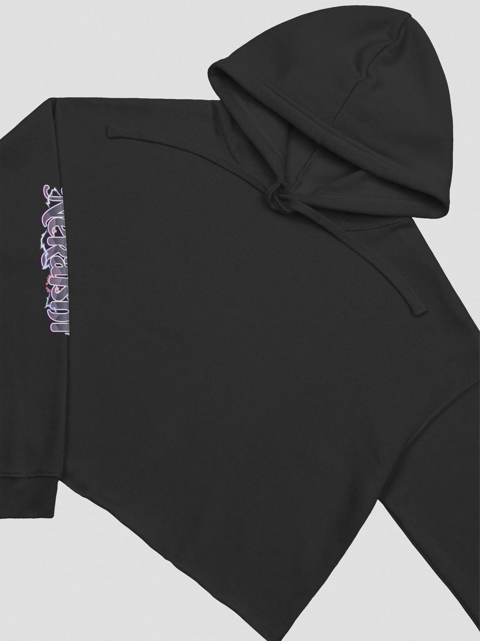 Bella+Canvas Fleece Crop Hoodie - Standard | Dark Mode product image (5)