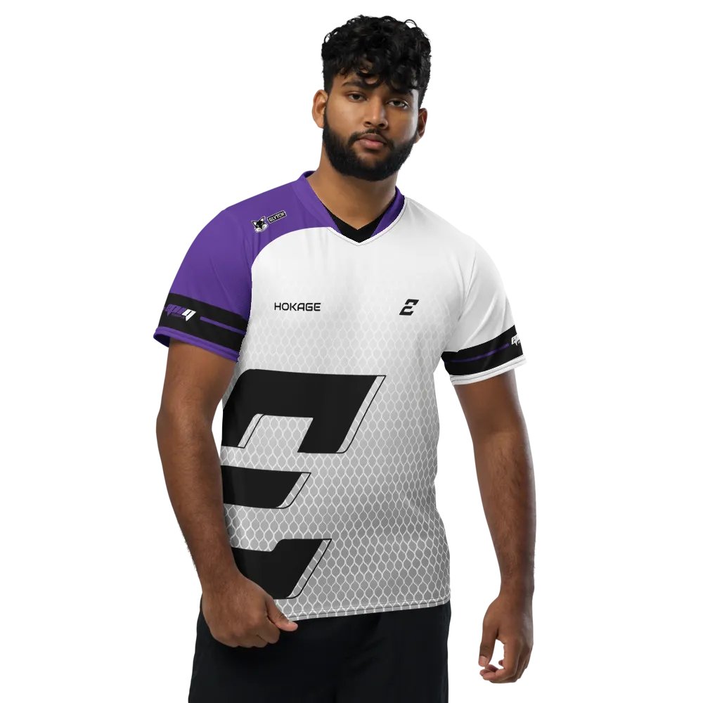 White "Hokage" Elite Pro Jersey - EpiQ Purple product image (1)