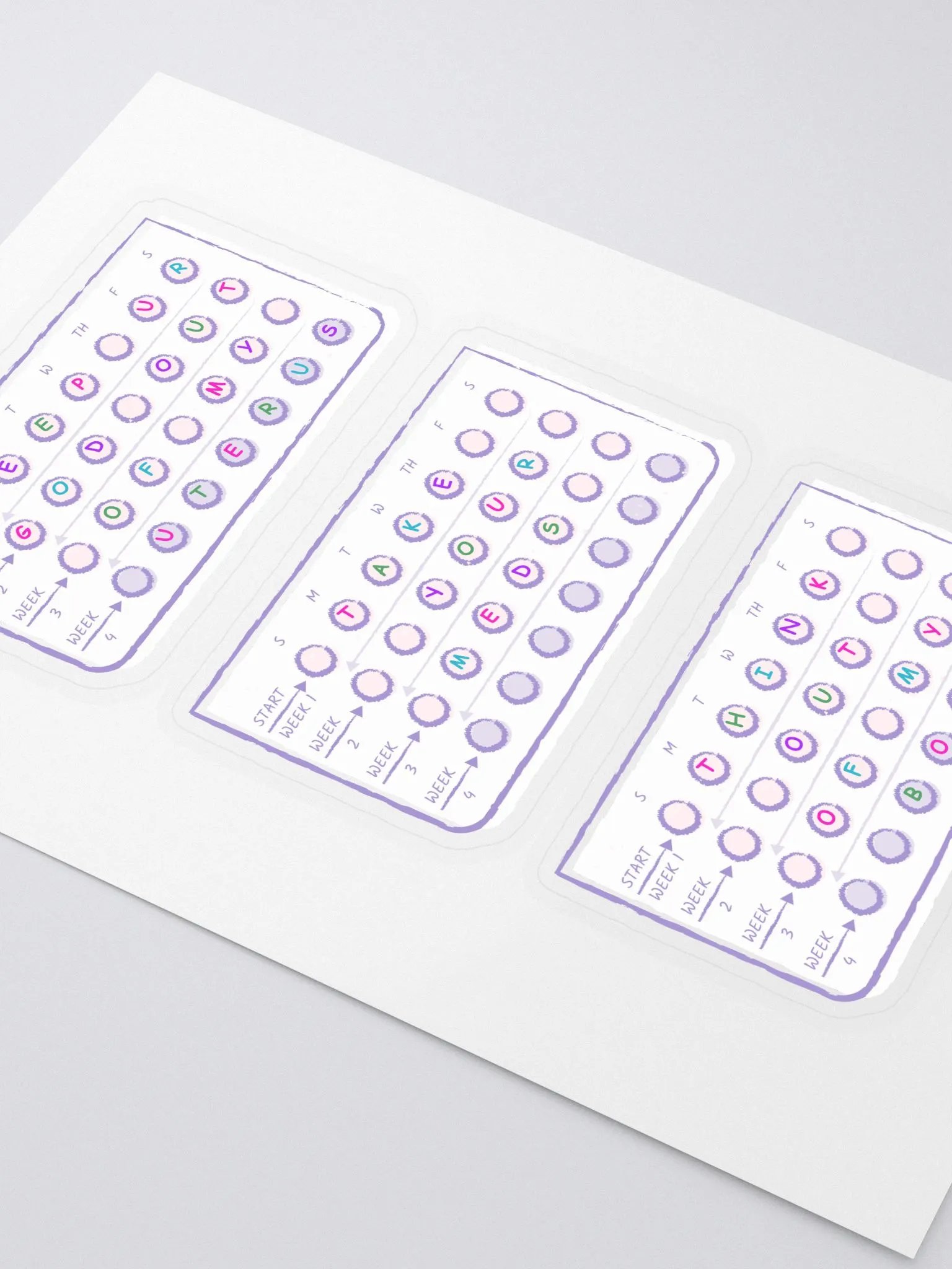 Birth Control Sticker Sheet product image (2)