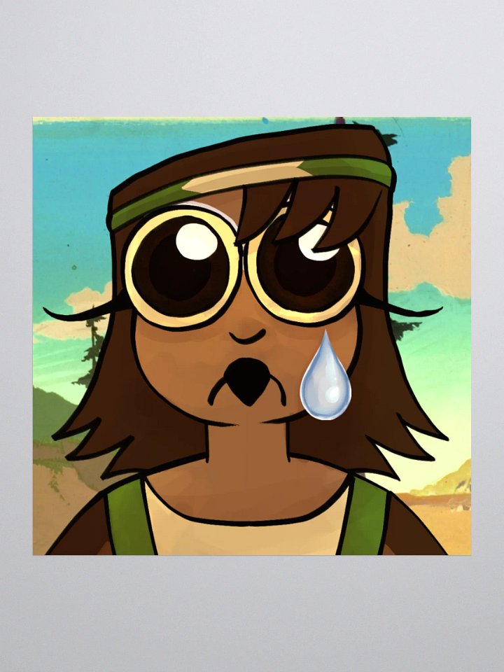 Sad Hernesta Sticker product image (1)