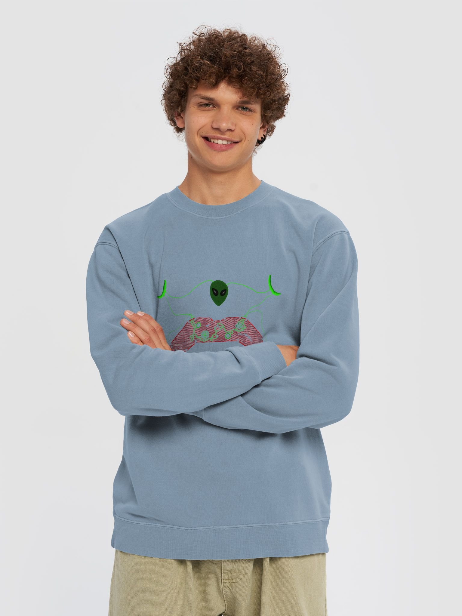 Alien Gaming Controller Unisex Sweatshirt product image (3)