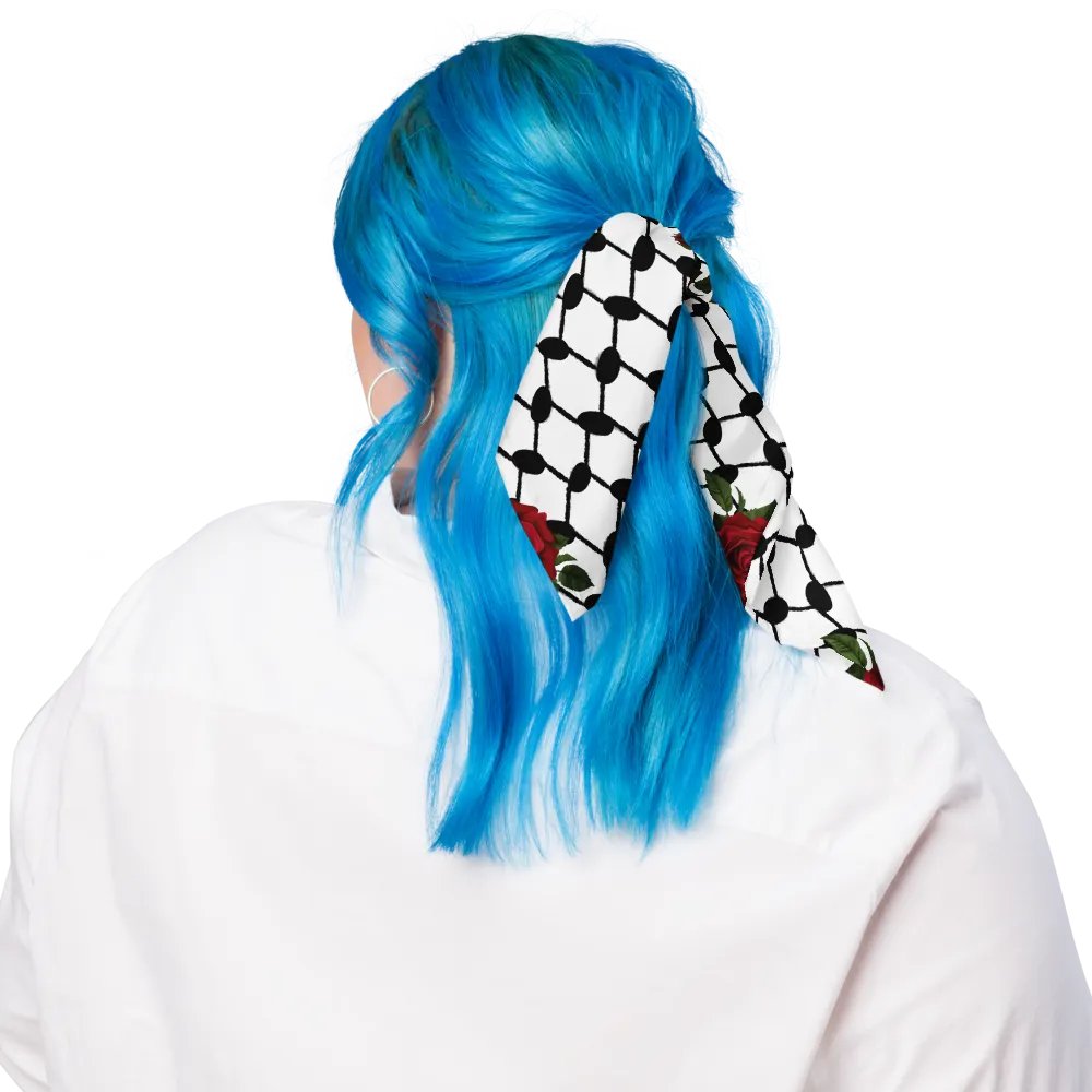 Kufiya Bandana Rose Keffiyeh product image (3)