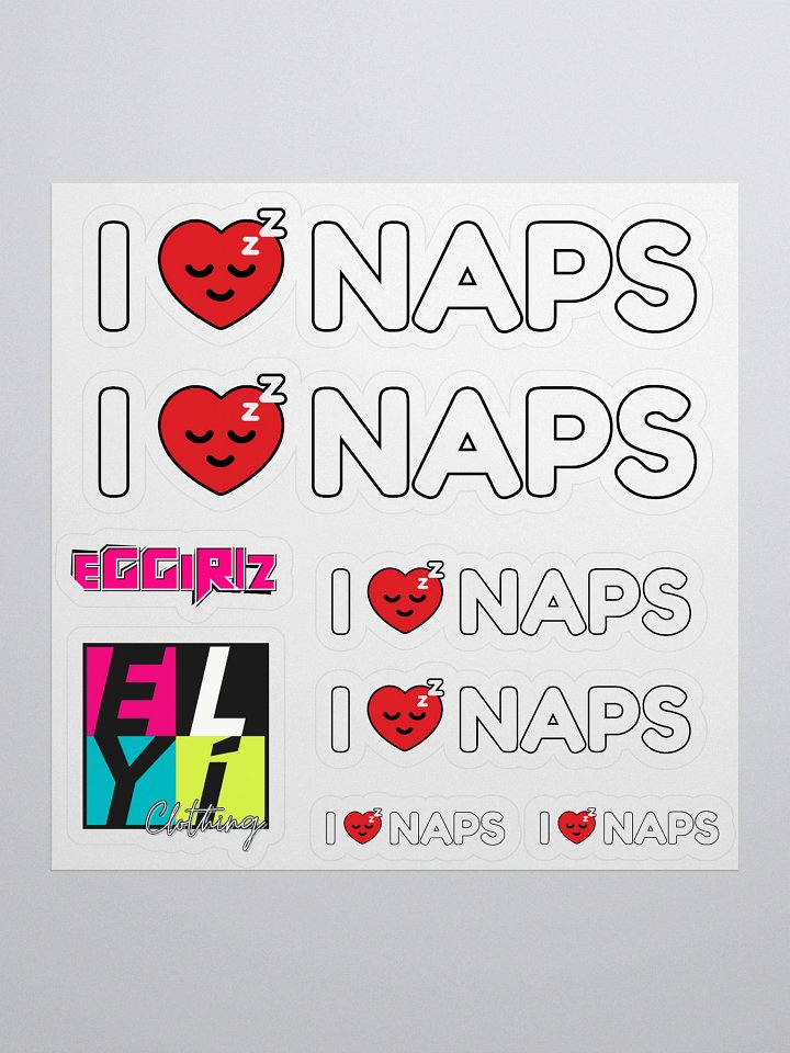 I ♥️ Naps Sticker Bundle product image (1)
