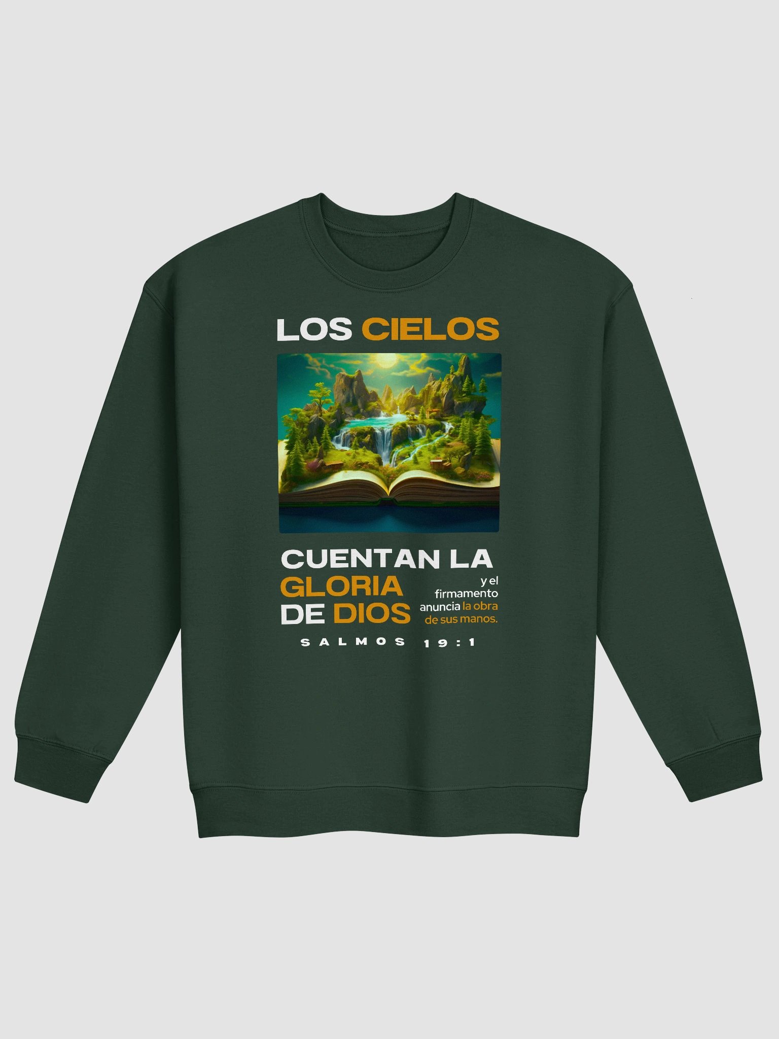 Sudadera Unisex Cuello Redondo | Los cielos cuentan la Gloria de Dios product image (4)