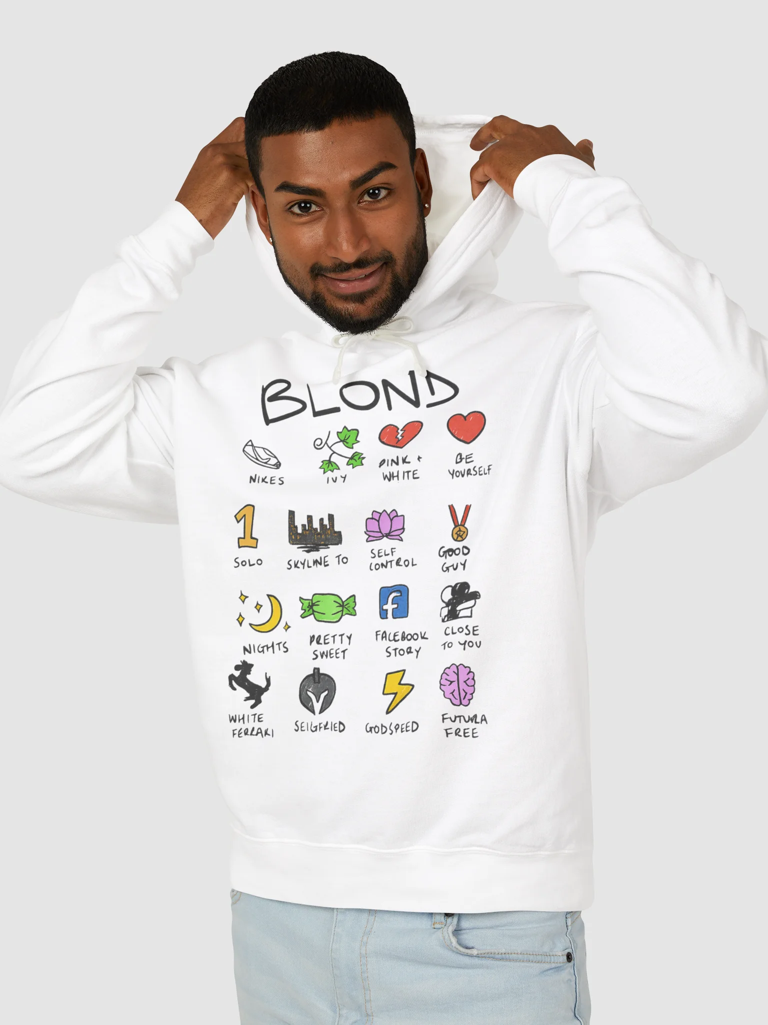 Frank Ocean Blond Notebook Hoodie product image (3)